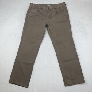Tommy Bahama Pants Mens 34 x 28 Tan Brown Straight Chino Khakis Tencel Lyocell